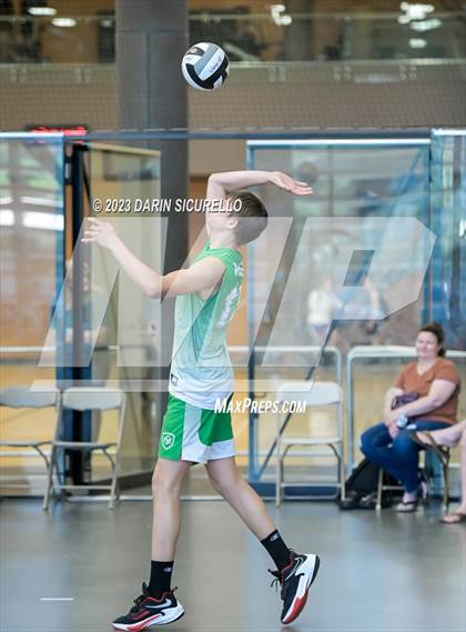 Thumbnail 2 in St. Mary's vs Sunnyside (Epic Tourneys Volleyball Invite) photogallery.
