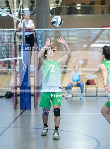 Thumbnail 2 in St. Mary's vs Sunnyside (Epic Tourneys Volleyball Invite) photogallery.