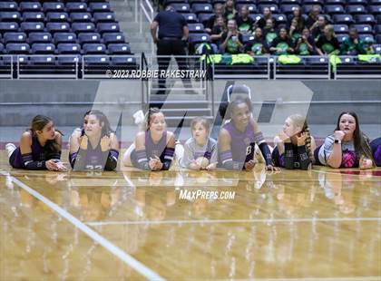 Thumbnail 3 in Harrold vs. Bronte (UIL 1A Volleyball Semifinal) photogallery.
