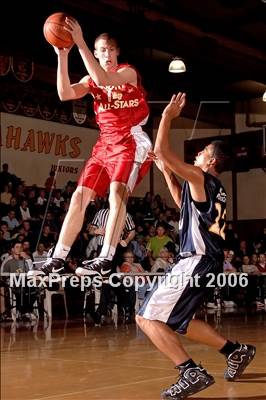 Thumbnail 2 in 2006 Orange County Boys All-Star Basketball Game photogallery.