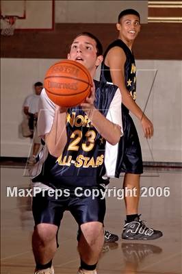 Thumbnail 2 in 2006 Orange County Boys All-Star Basketball Game photogallery.