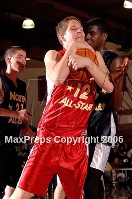 Thumbnail 2 in 2006 Orange County Boys All-Star Basketball Game photogallery.