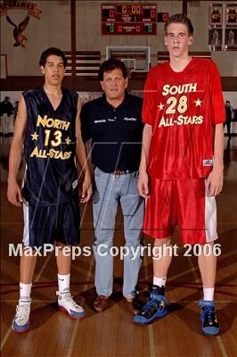 Thumbnail 1 in 2006 Orange County Boys All-Star Basketball Game photogallery.