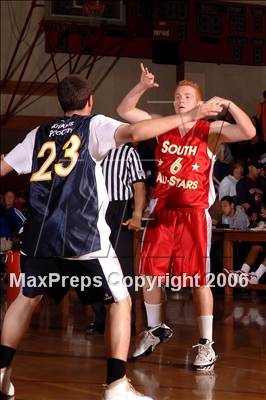 Thumbnail 3 in 2006 Orange County Boys All-Star Basketball Game photogallery.