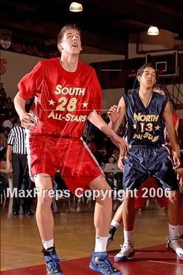 Thumbnail 3 in 2006 Orange County Boys All-Star Basketball Game photogallery.