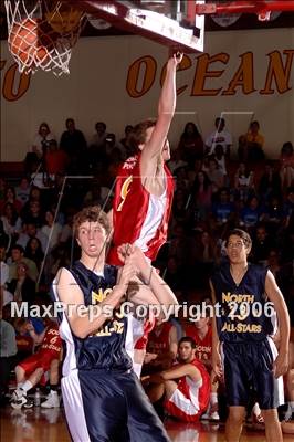 Thumbnail 1 in 2006 Orange County Boys All-Star Basketball Game photogallery.