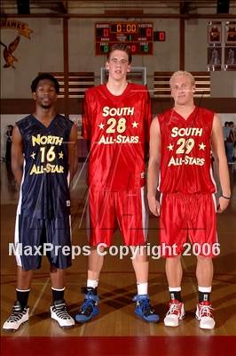 Thumbnail 1 in 2006 Orange County Boys All-Star Basketball Game photogallery.
