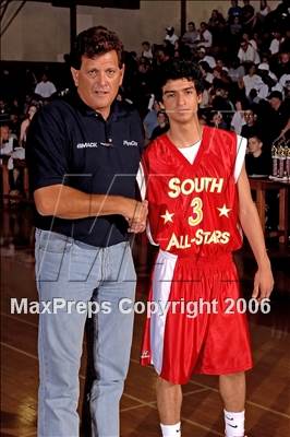 Thumbnail 2 in 2006 Orange County Boys All-Star Basketball Game photogallery.