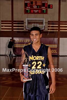 Thumbnail 3 in 2006 Orange County Boys All-Star Basketball Game photogallery.