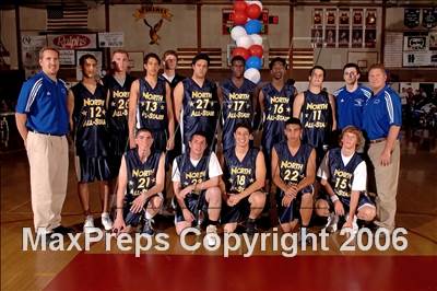 Thumbnail 3 in 2006 Orange County Boys All-Star Basketball Game photogallery.