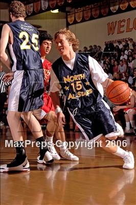 Thumbnail 3 in 2006 Orange County Boys All-Star Basketball Game photogallery.