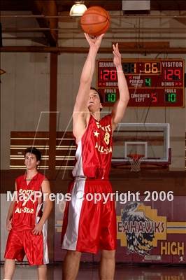Thumbnail 1 in 2006 Orange County Boys All-Star Basketball Game photogallery.