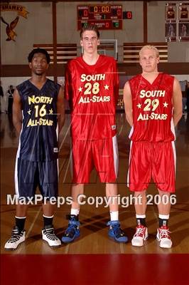 Thumbnail 2 in 2006 Orange County Boys All-Star Basketball Game photogallery.