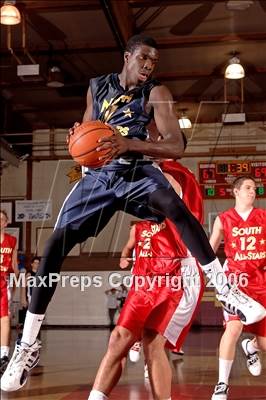 Thumbnail 2 in 2006 Orange County Boys All-Star Basketball Game photogallery.