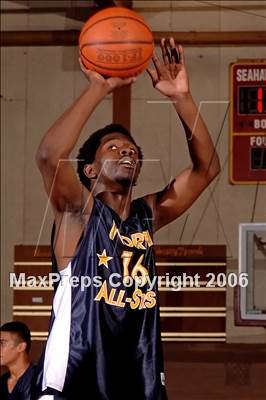 Thumbnail 1 in 2006 Orange County Boys All-Star Basketball Game photogallery.