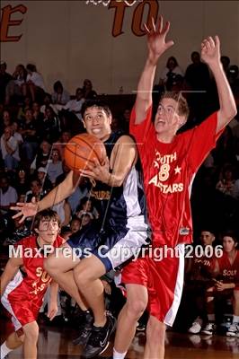 Thumbnail 2 in 2006 Orange County Boys All-Star Basketball Game photogallery.