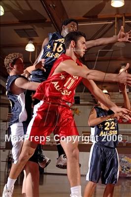 Thumbnail 2 in 2006 Orange County Boys All-Star Basketball Game photogallery.
