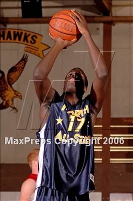 Thumbnail 2 in 2006 Orange County Boys All-Star Basketball Game photogallery.