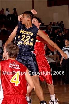 Thumbnail 1 in 2006 Orange County Boys All-Star Basketball Game photogallery.