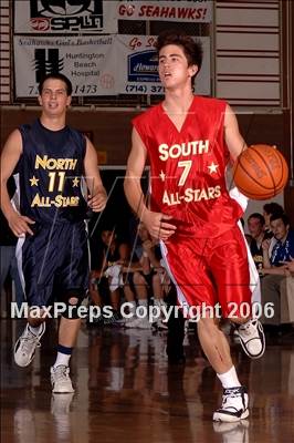 Thumbnail 2 in 2006 Orange County Boys All-Star Basketball Game photogallery.