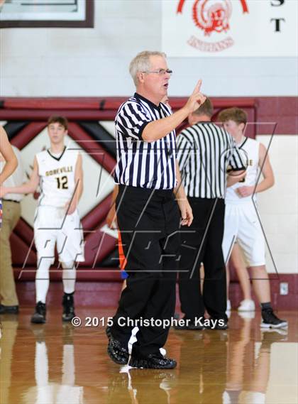 Thumbnail 1 in Goreville vs Christopher (Sesser-Valier Holiday Tournament) photogallery.