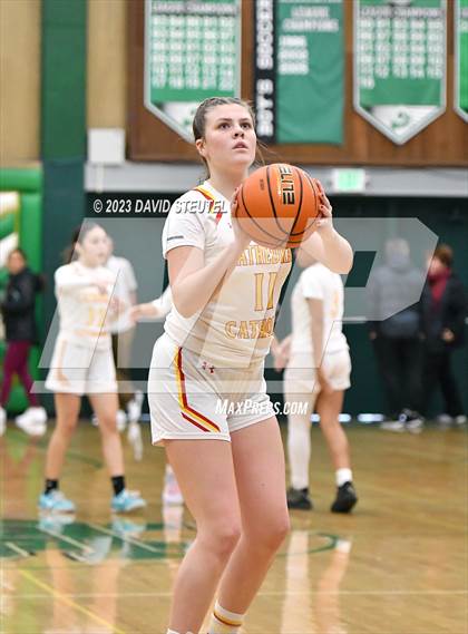 Thumbnail 1 in Lincoln vs. Cathedral Catholic (St. Mary's Stockton MLK Showcase) photogallery.