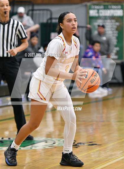 Thumbnail 3 in Lincoln vs. Cathedral Catholic (St. Mary's Stockton MLK Showcase) photogallery.