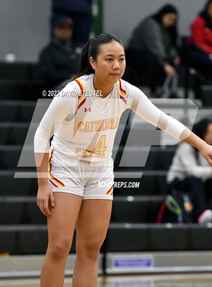 Thumbnail 2 in Lincoln vs. Cathedral Catholic (St. Mary's Stockton MLK Showcase) photogallery.