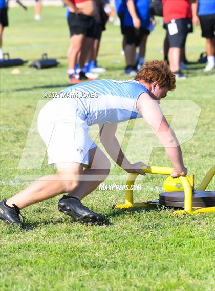Thumbnail 3 in Lineman Drills (Cactus Duel Out West 7-on-7 Tournament) photogallery.