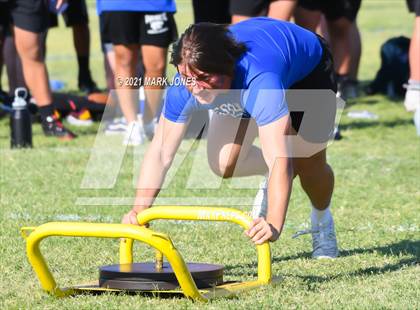 Thumbnail 3 in Lineman Drills (Cactus Duel Out West 7-on-7 Tournament) photogallery.