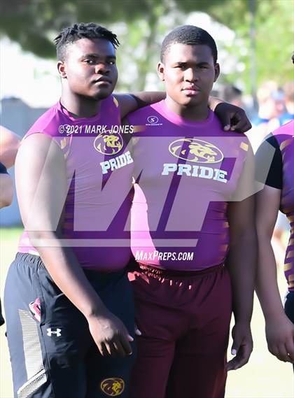 Thumbnail 3 in Lineman Drills (Cactus Duel Out West 7-on-7 Tournament) photogallery.