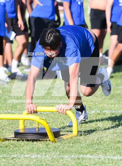 Thumbnail 2 in Lineman Drills (Cactus Duel Out West 7-on-7 Tournament) photogallery.