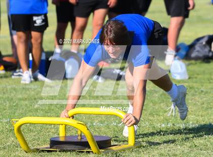 Thumbnail 2 in Lineman Drills (Cactus Duel Out West 7-on-7 Tournament) photogallery.