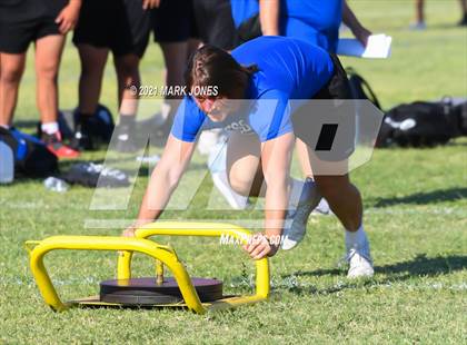 Thumbnail 1 in Lineman Drills (Cactus Duel Out West 7-on-7 Tournament) photogallery.