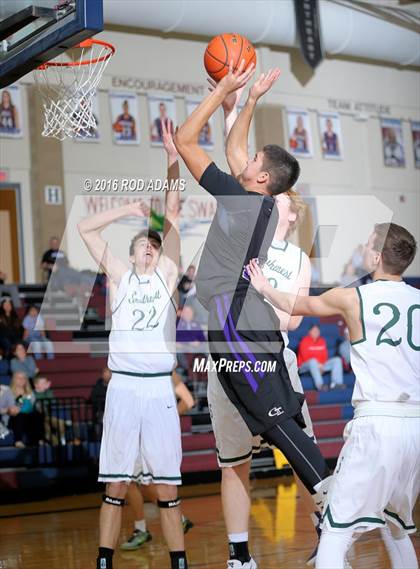 Thumbnail 3 in Lincoln Southwest vs Grand Island (Heartland Athletic Conference Tournament) photogallery.