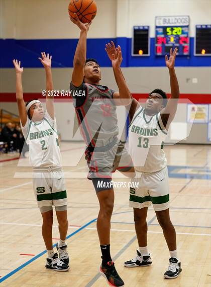 Thumbnail 1 in Pleasant Grove vs. St. Patrick-St. Vincent (Stan Harms Classic Tournament) photogallery.