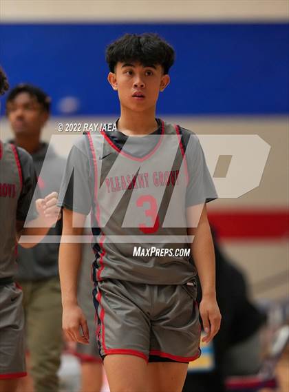 Thumbnail 1 in Pleasant Grove vs. St. Patrick-St. Vincent (Stan Harms Classic Tournament) photogallery.