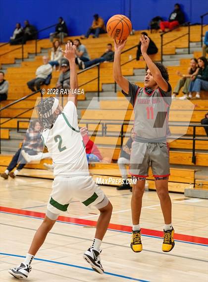 Thumbnail 3 in Pleasant Grove vs. St. Patrick-St. Vincent (Stan Harms Classic Tournament) photogallery.