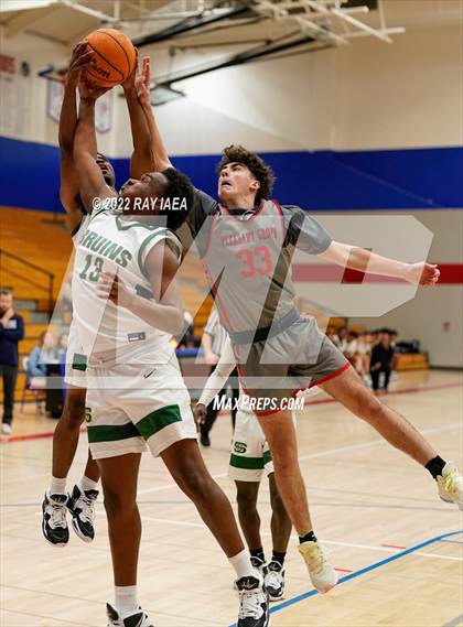 Thumbnail 1 in Pleasant Grove vs. St. Patrick-St. Vincent (Stan Harms Classic Tournament) photogallery.