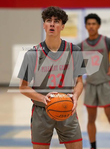 Thumbnail 1 in Pleasant Grove vs. St. Patrick-St. Vincent (Stan Harms Classic Tournament) photogallery.