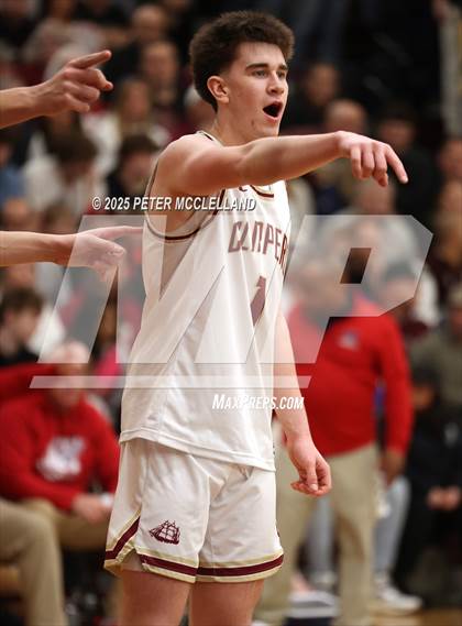 Thumbnail 2 in Manchester Memorial vs Portsmouth (NHIAA Division I Quarter-Final Round) photogallery.