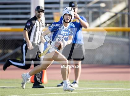 Thumbnail 3 in LA Rams NFF Coastal Valley Senior All-Star Game photogallery.