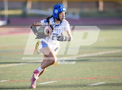 Thumbnail 3 in LA Rams NFF Coastal Valley Senior All-Star Game photogallery.