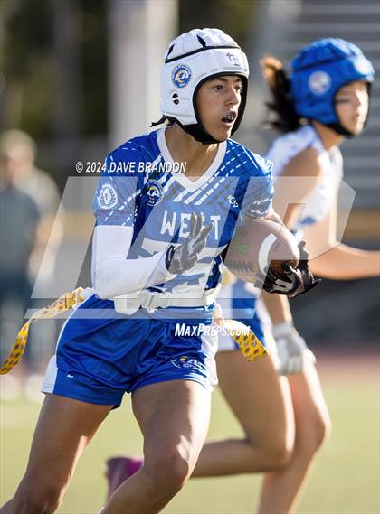 Thumbnail 1 in LA Rams NFF Coastal Valley Senior All-Star Game photogallery.