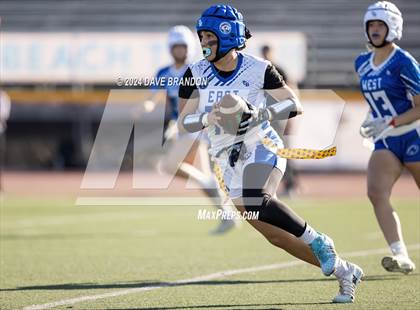 Thumbnail 1 in LA Rams NFF Coastal Valley Senior All-Star Game photogallery.