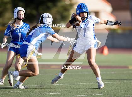 Thumbnail 3 in LA Rams NFF Coastal Valley Senior All-Star Game photogallery.