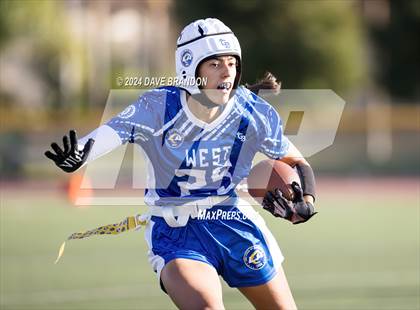 Thumbnail 3 in LA Rams NFF Coastal Valley Senior All-Star Game photogallery.