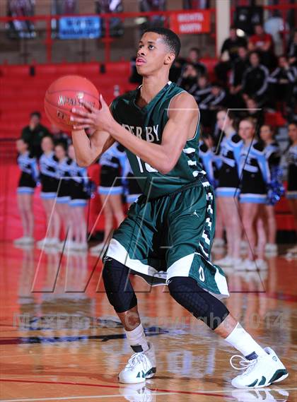 Thumbnail 3 in Derby vs Shawnee Mission East  (McPherson Invitational 2nd Round) photogallery.