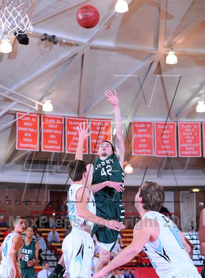 Thumbnail 2 in Derby vs Shawnee Mission East  (McPherson Invitational 2nd Round) photogallery.