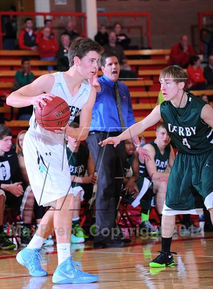 Thumbnail 1 in Derby vs Shawnee Mission East  (McPherson Invitational 2nd Round) photogallery.